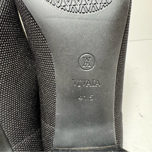 Vivaia Pointed-Toe Block Heel (Aria Block Heels) Black pumps Size 41.5 US 10 - Picture 15 of 16